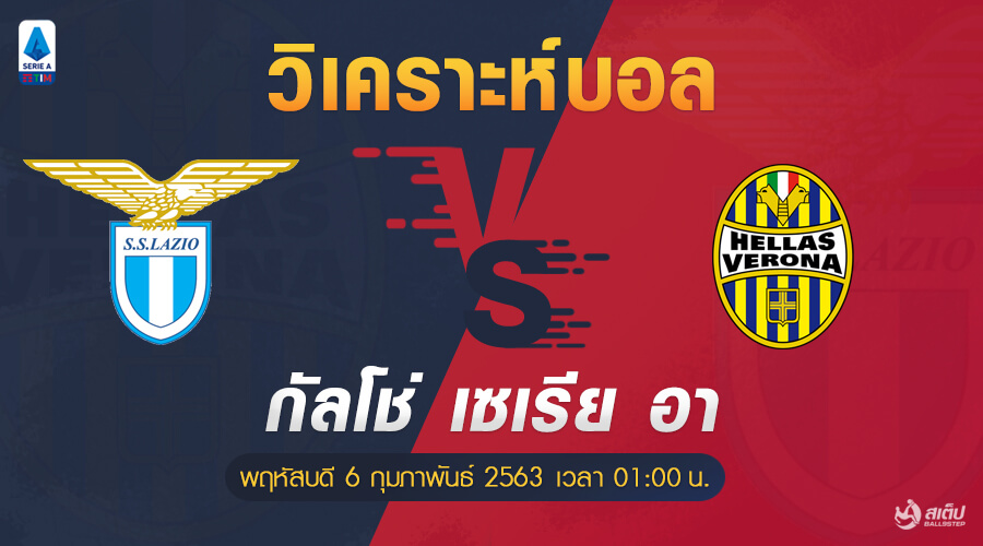 วิเคราะห์บอล ลาซิโอ VS เวโรน่า, วิเคราะห์บอล ลาซิโอ VS เวโรน่า (กัลโช่ เซเรีย อา อิตาลี)